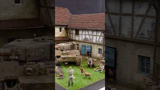 Normandy Farmhouse Diorama 135 Part 3🤩 painting diorama miniature woodworking scalemodel diy [upl. by Merfe]