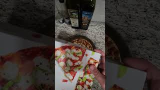 Whole Foods Thin Crust Margherita Pizza Review foodlover pizzalover wholefoods [upl. by Aiak]