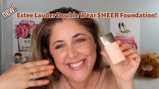 Estee Lauder NEW Double Wear SHEER Long Wear Foundation [upl. by Aiket]