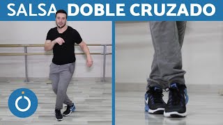 PASOS BÁSICOS DE SALSA  PASO DOBLE CRUZADO [upl. by Rahcir]