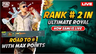 SOON TOP 1 INSHALLAH IN ULTIMATE ROYALE Pubg Mobile  HOW SAMI [upl. by Etessil]