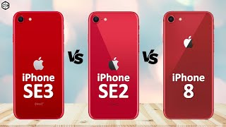 iPhone SE 3 2022 VS iPhone SE 2 2020 VS iPhone 8 [upl. by Ailecnarf]