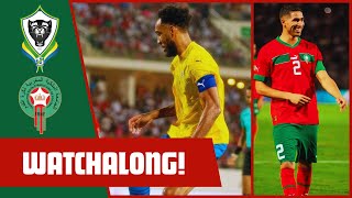 GABON VS MOROCCO AFRICAN CUP OF NATIONS QUALIFIERS WATCHALONG tendeitem [upl. by Oiziruam190]