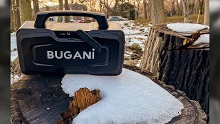 Bugani M118 wireless Bluetooth speaker under 70 ipx7 water proof [upl. by Eniamrej]