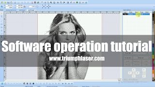 Laser software operation tutorial how to engrave [upl. by Blondy]