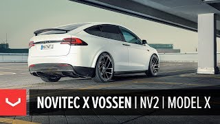 Novitec x Vossen  Tesla Model X  NV2 Forged Wheel [upl. by Ashli42]