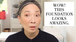 CLE DE PEAU  Radiant Fluid Foundation Natural Wear Test [upl. by Eardna]