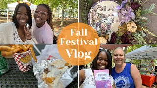 A day at the Fall Festival festival haul🛍️and October TBR 📚📚💜 [upl. by Eiramanitsirhc]