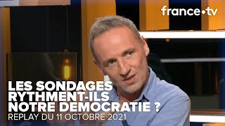 Les sondages sontils dangereux pour la démocratie   C Ce soir du 11 octobre 2021 [upl. by Rannug]