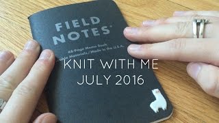 Knit With Me Bullet Journal  GLAK [upl. by Hankins]