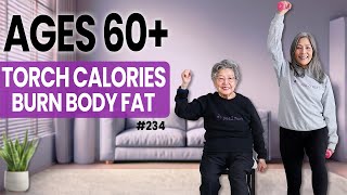 16 Min Tabata Workout For Ages 60 Burn Fat and Torch Calories [upl. by Anirbak948]