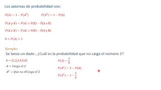 AXIOMAS DE PROBABILIDAD [upl. by Nohs]