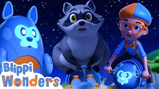 Blippi Learns About Nocturnal Animals  Blippi Wonders  Animated Series  Cartoons For Kids [upl. by Amyas239]