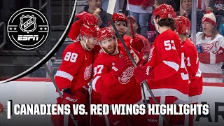 🚨 OVERTIME THRILLER 🚨 Montreal Canadiens vs Detroit Red Wings  Full Game Highlights  NHL on ESPN [upl. by Atcele]