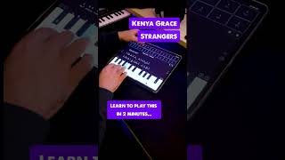 Kenya Grace  Strangers  Chords and Melody tutorial [upl. by Eloccin199]