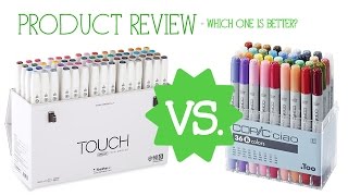 TOUCH VS COPIC Brush Tip  Which One is Better [upl. by Ebeohp]