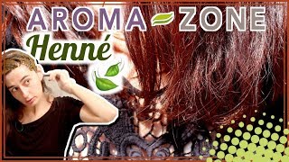 🌿 HENNÉ CHEVEUX AROMAZONE test pose et avis [upl. by Thanos]