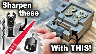 How to Sharpen Oscillating Multitool Blades with the Tigers Teeth Blade Sharpener [upl. by Moss]