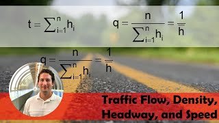 Traffic Flow Density Headway and Speed  NCEES Civil Engineering PE Exam Section 5111 [upl. by Artima]