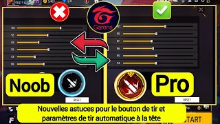 Astuce secrète du BOUTON DE TIR dans Free Fire 🤫  Paramètres du bouton de tir [upl. by Mitchell103]