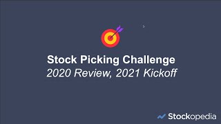 2021 Stock Picking Challenge  Stockopedia [upl. by Asuncion]