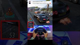 🤯Thrilling showdown👿Bugatti Veyron Super sport💥Vs Forza horizon 5 shorts forzahorizon5 racing [upl. by Tereve]