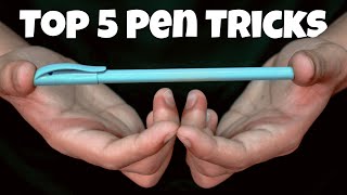 TOP 5  VISUAL Pen Magic Anyone Can Do  Never Gets Old [upl. by Jemimah]