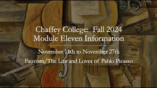 CHAFFEY COLLEGEMODULE ELEVEN INFORMATIONFALL 2024 [upl. by Idalina]