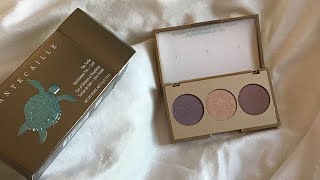 Chantecaille Limited Edition Sea Turtle Cool Trio Eyeshadow [upl. by Imij]