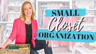 Small Closet Organization  How create more storage and keep it tidy [upl. by Corson]