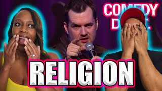 Jim Jefferies Religion Pt1 BLACK COUPLE REACTS [upl. by Annek683]