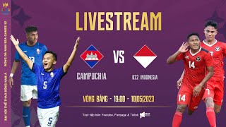 LIVESTREAM I U22 Cambodia  U22 Indonesia I Group A Mens Football  SEA Games 32 កម្ពុជាឥណ្ឌូនេស៊ី [upl. by Constanta]