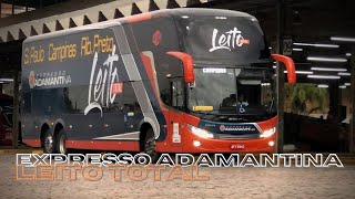 Expresso Adamantina Leito Total 421802 I Comil Campione Invictus DD I Volvo B420R [upl. by Leftwich]