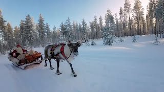 Weniger Schnee im WeihnachtsmannDorf in Lappland [upl. by Ashjian]