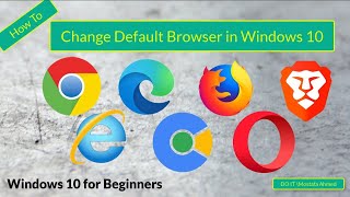 How To Change Your Default Browser in Windows 10 [upl. by Remoh]