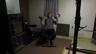 11 14 24 Training  Incline Curls Triceps Ext Lateral Raises [upl. by Carpet]