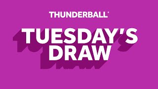 The National Lottery Thunderball draw results from Tuesday 12 March 2024 [upl. by Riva621]