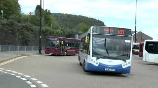 PONTYPRIDD BUS STATION MAY 2021 BY DAVE SPENCER OF PMP FILMS [upl. by Veleda]