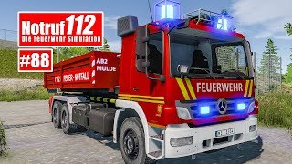 NOTRUF 112 Platinum 88 Einsatz im Wechselladerfahrzeug mit Sandsäcken I FeuerwehrSimulation [upl. by Anitsirhk227]