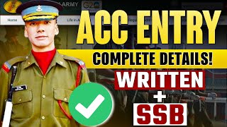 ACC Entry Complete Details Written SSSB AAC Exam Eligibility Criteria Learn With Sumit [upl. by Galina]