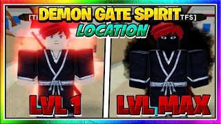 Demon Gate Spirit Spawn Location And Showcase  SHINDO LIFE ROBLOX [upl. by Shippee]