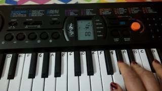 Jingle​ bells on Keyboard Tutorial Harmonium PianoEasy Tutorial for beginners​ Christmas song [upl. by Roma]