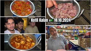 kotli Kalan Night program With Friends Chiken Karahi 18102024  kotlikalansalehkhana [upl. by Carny187]