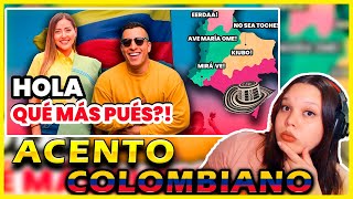 🇦🇷 Argentina REACCIONA por PRIMERA VEZ a los ACENTOS COLOMBIANOS  Así HABLAN en COLOMBIA 🇨🇴 [upl. by Metsky487]