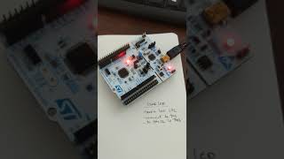 STM32 Nucleo F401RE blinking LED example [upl. by Nimsaj]