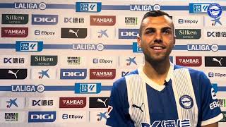 Joan Jordán “Victoria que nos hace seguir creyendo en lo que hacemos”  Deportivo Alavés [upl. by Eirtemed322]