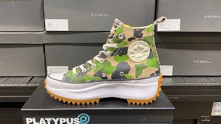 Converse Run Star Hike Hi “Archive Print Camo” Candied GingerPiquant GreenWhite  SKU 170913C [upl. by Enram]