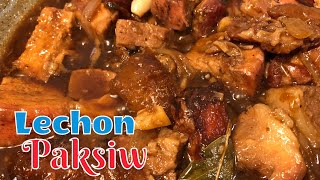 Easy Lechon Paksiw Recipe l How to cook l Left Over Roasted Pork [upl. by Nilyam]