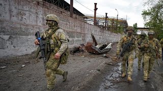 Ucraina le prime immagini dei militari di Azovstal in territorio filorusso [upl. by Eralc]