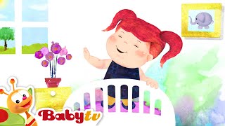 Lisa Lin 🌼  Klassisk barnesang  Barnerim for babyer BabyTVNOR [upl. by Acimak]